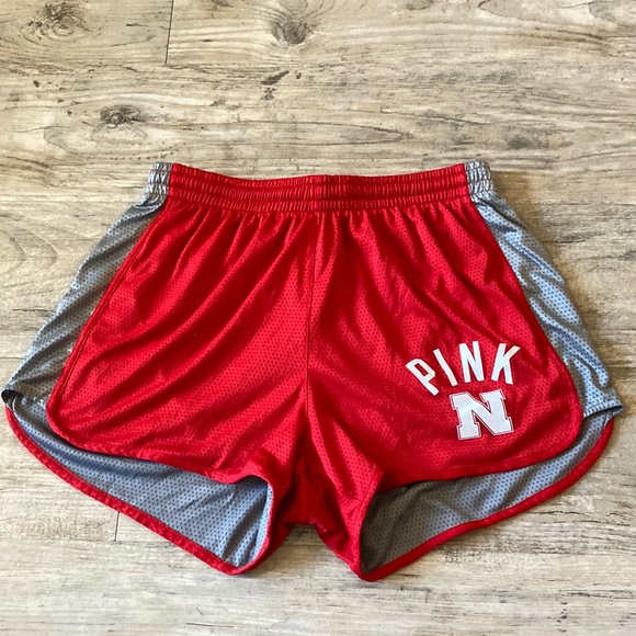 PINK Victoria's Secret Pants - PINK Victoria’s Secret | Nebraska Husker mesh shorts